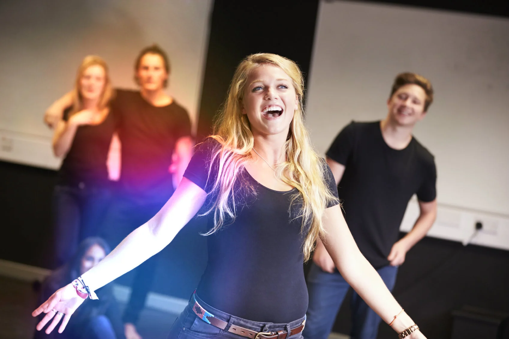 Voice and movement class